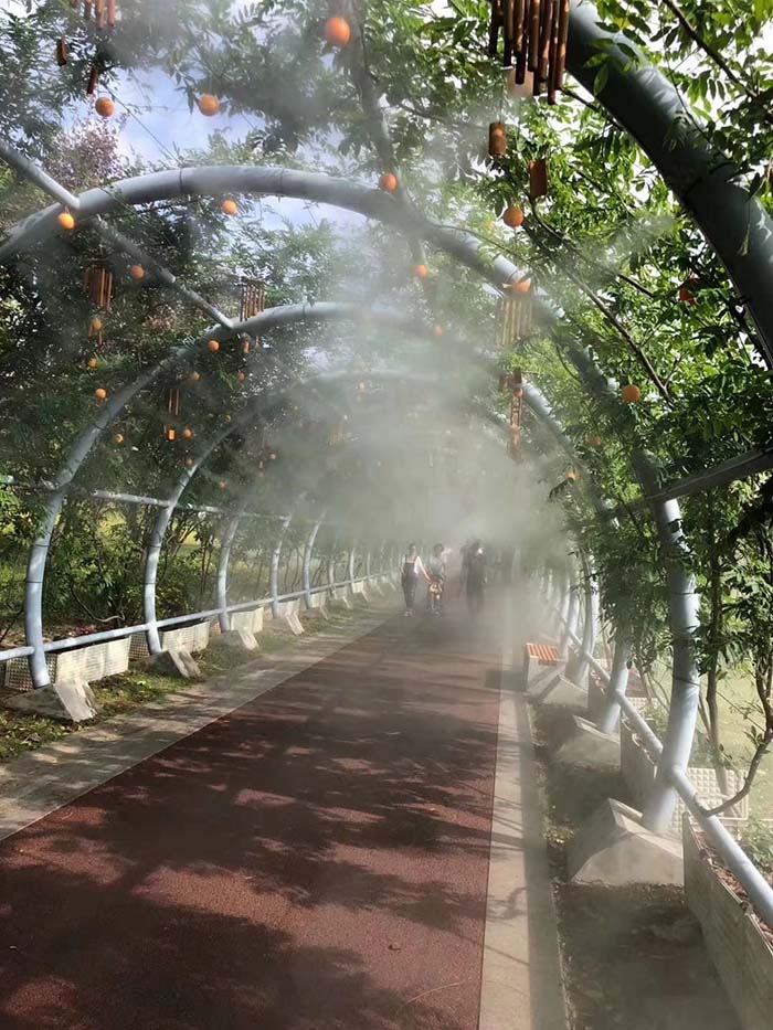 寧波親子度假基地噴霧降溫