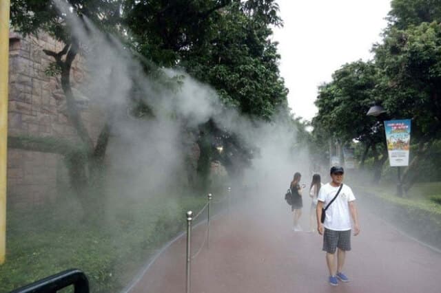 公園降溫效果